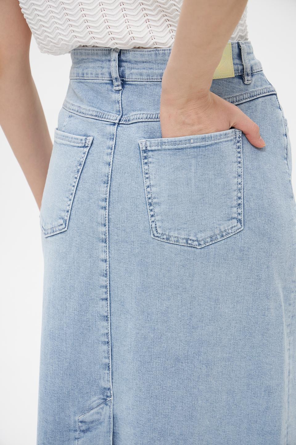 Юбка джинсовая Toni collection голубая