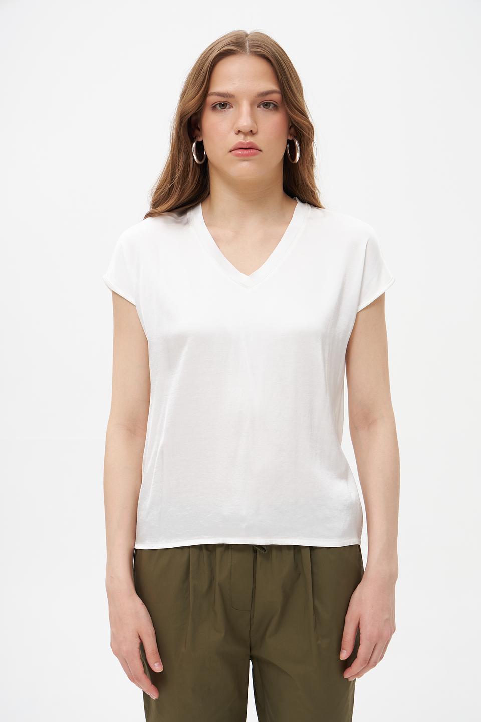 Футболка Croche женская белая