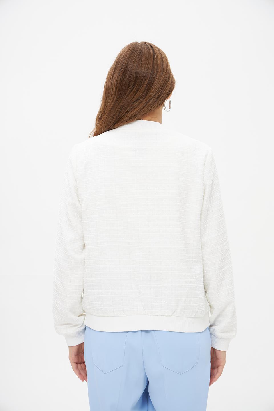 Жакет Suza стеганый белый