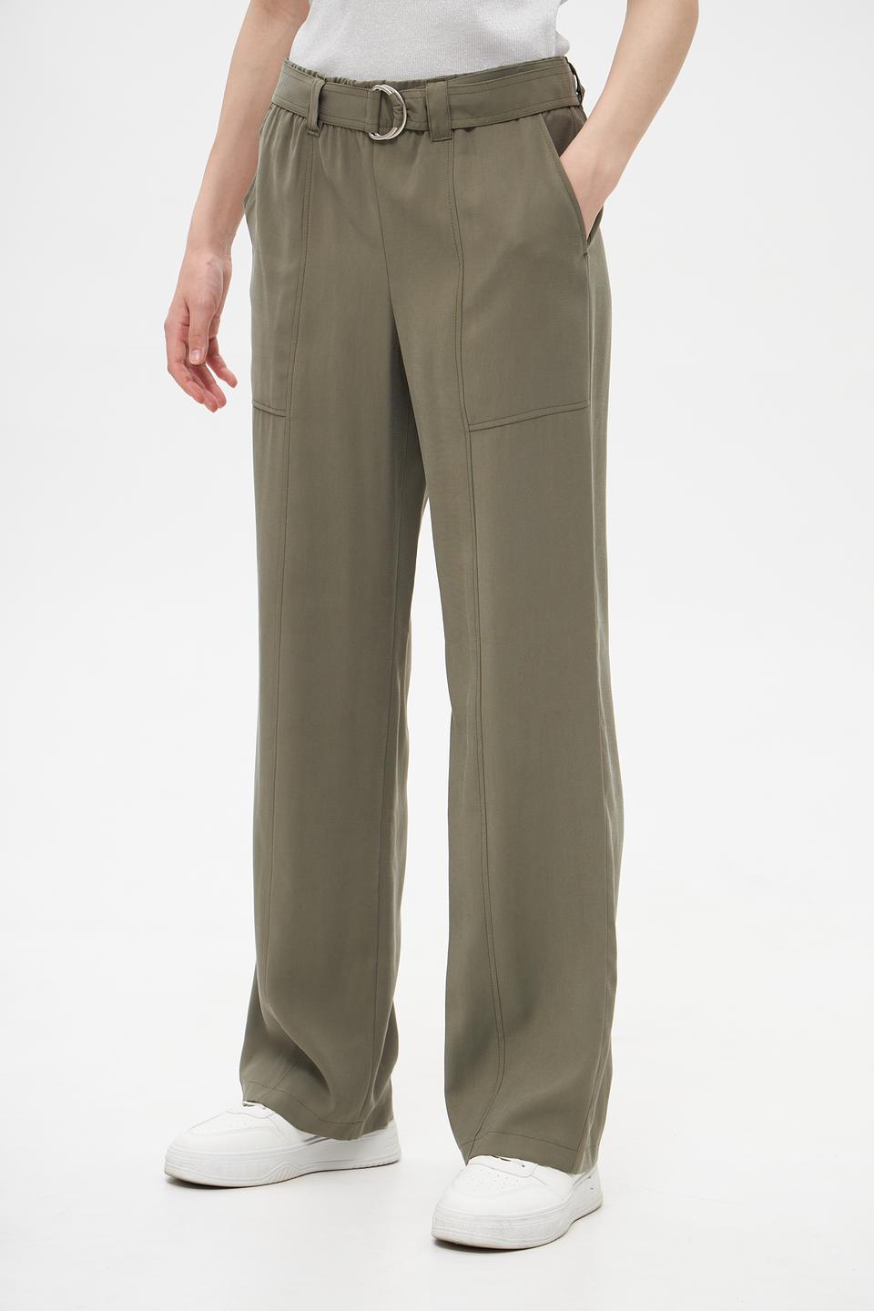 Брюки широкие Bianca хаки