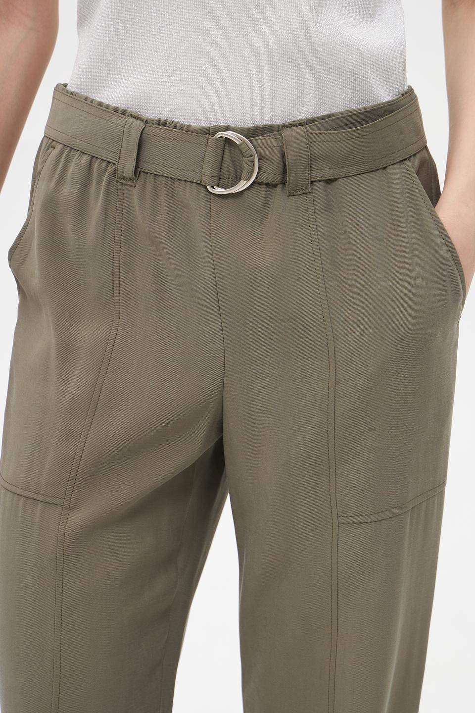 Брюки широкие Bianca хаки