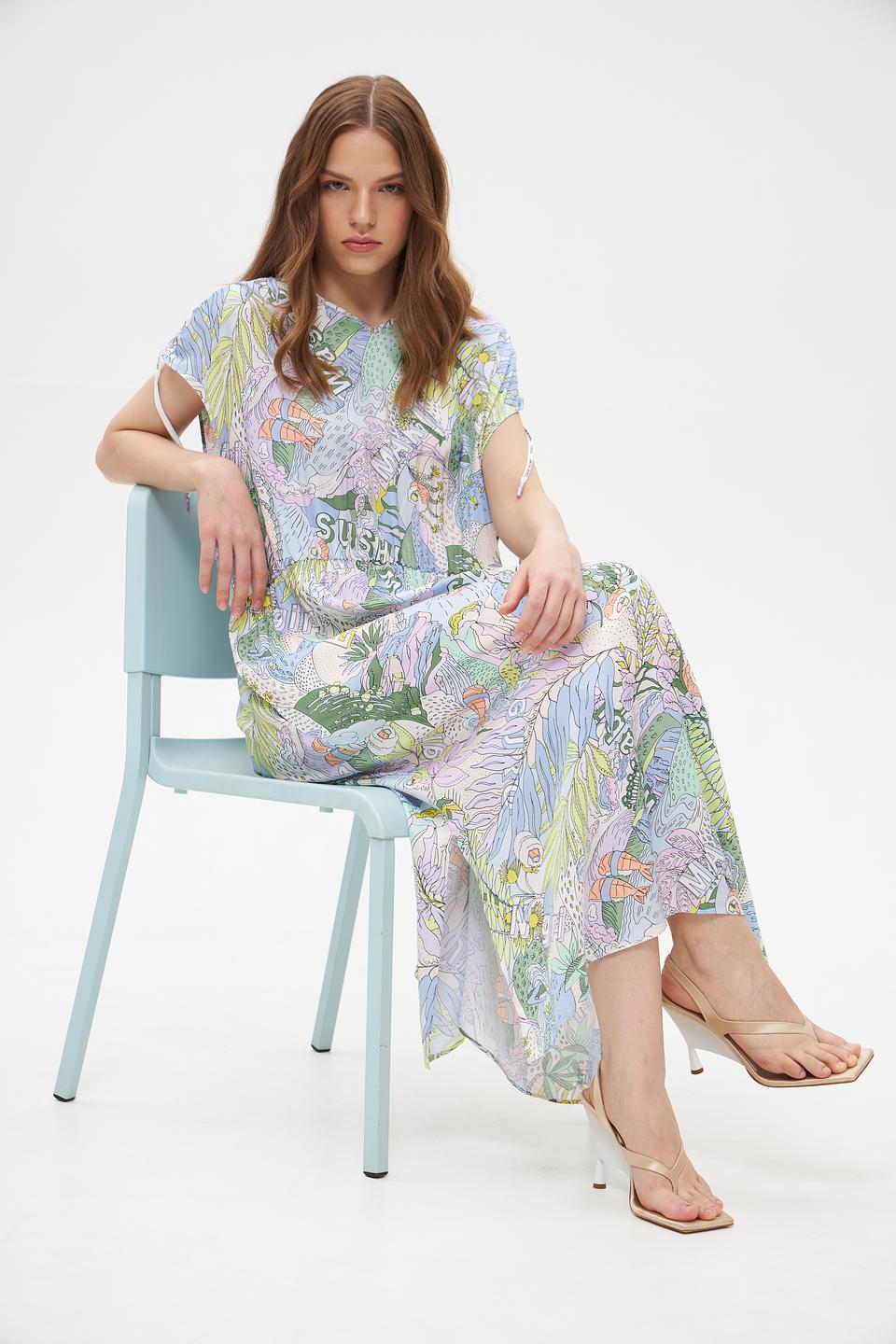 Платье Marc Cain с принтом