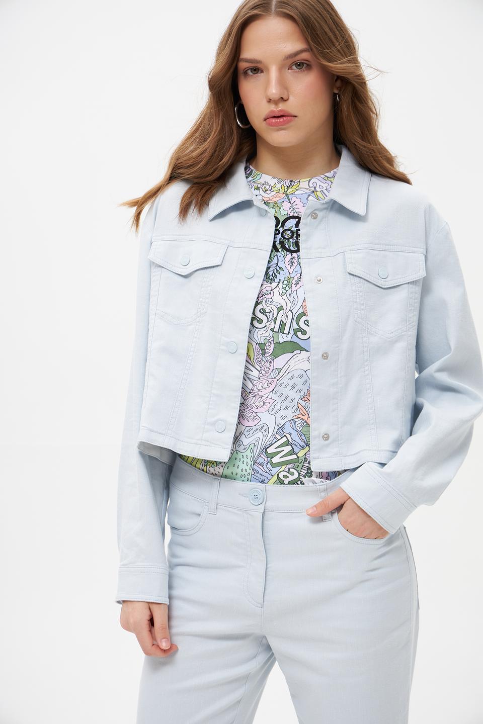 Жакет Marc Cain светло-голубой