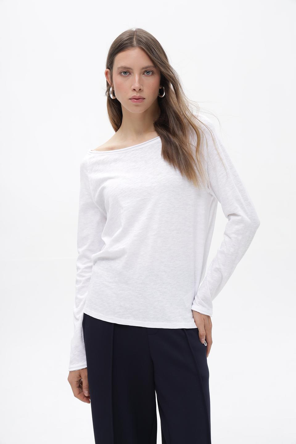 Пуловер Tom Tailor denim белый