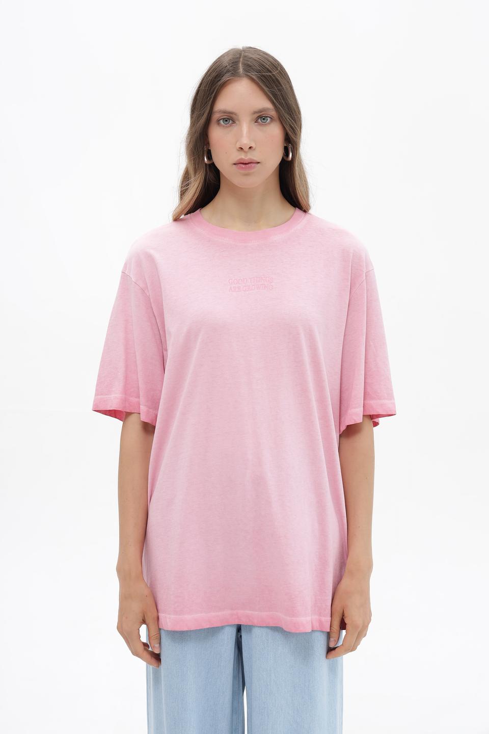 Футболка Tom Tailor denim розовый