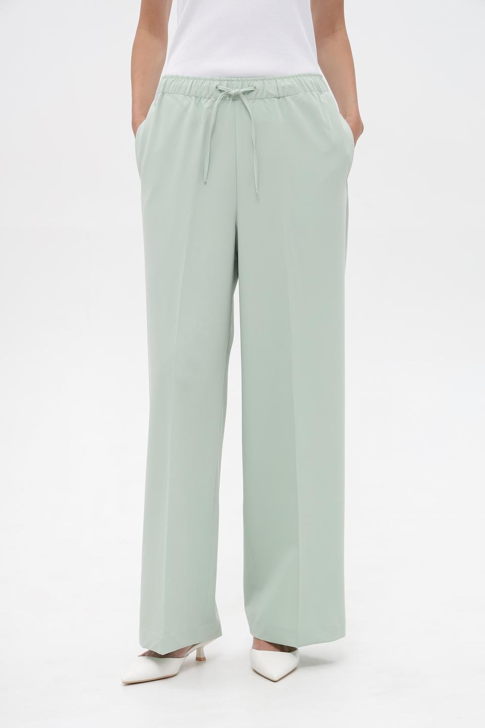 Брюки палаццо Tom Tailor мятные