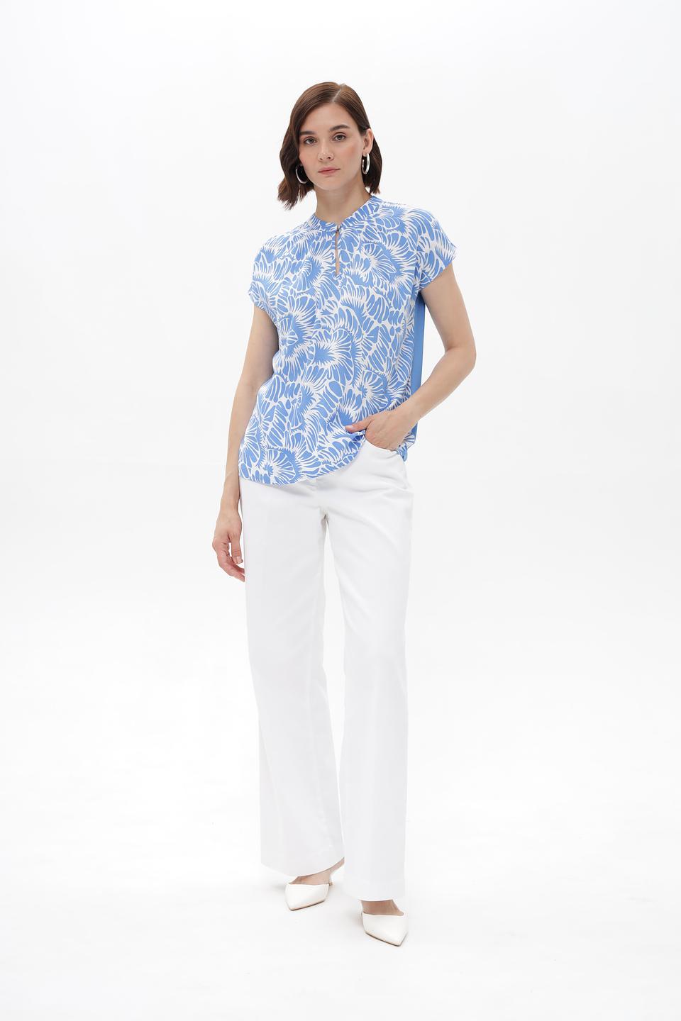 Блузка More and More с принтом