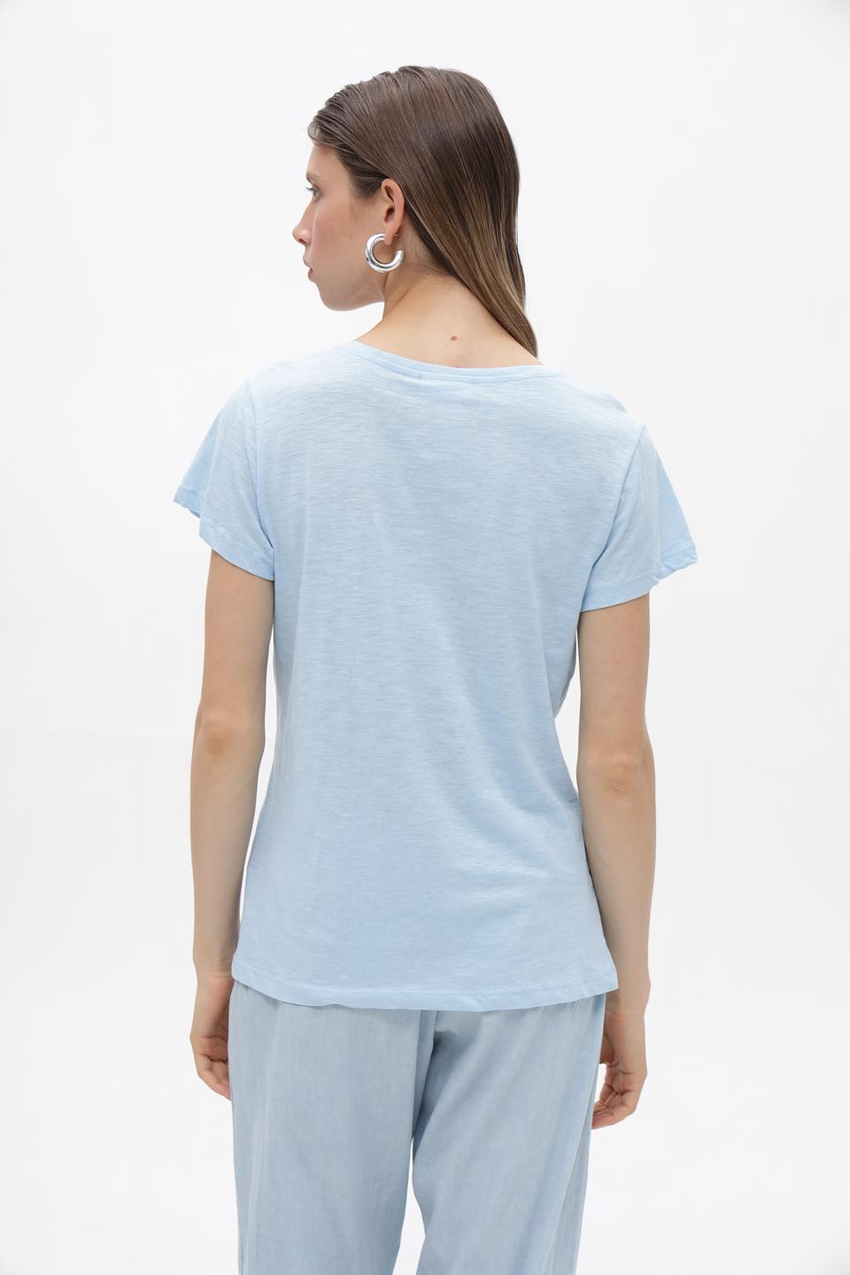 Футболка Broadway с звездой голубая