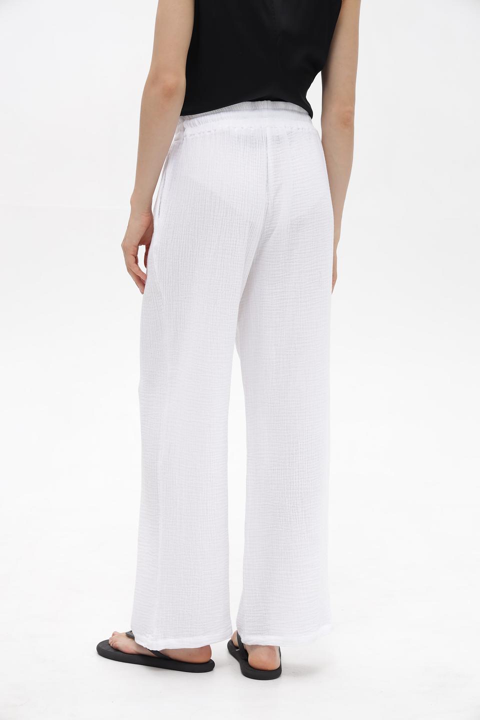 Брюки широкие Broadway белый