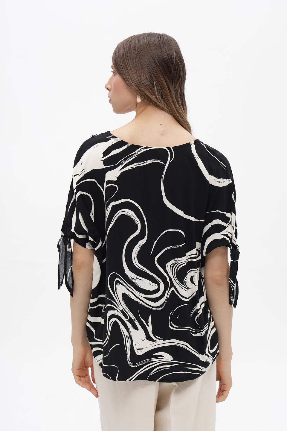 Блузка Broadway с абстрактным принтом