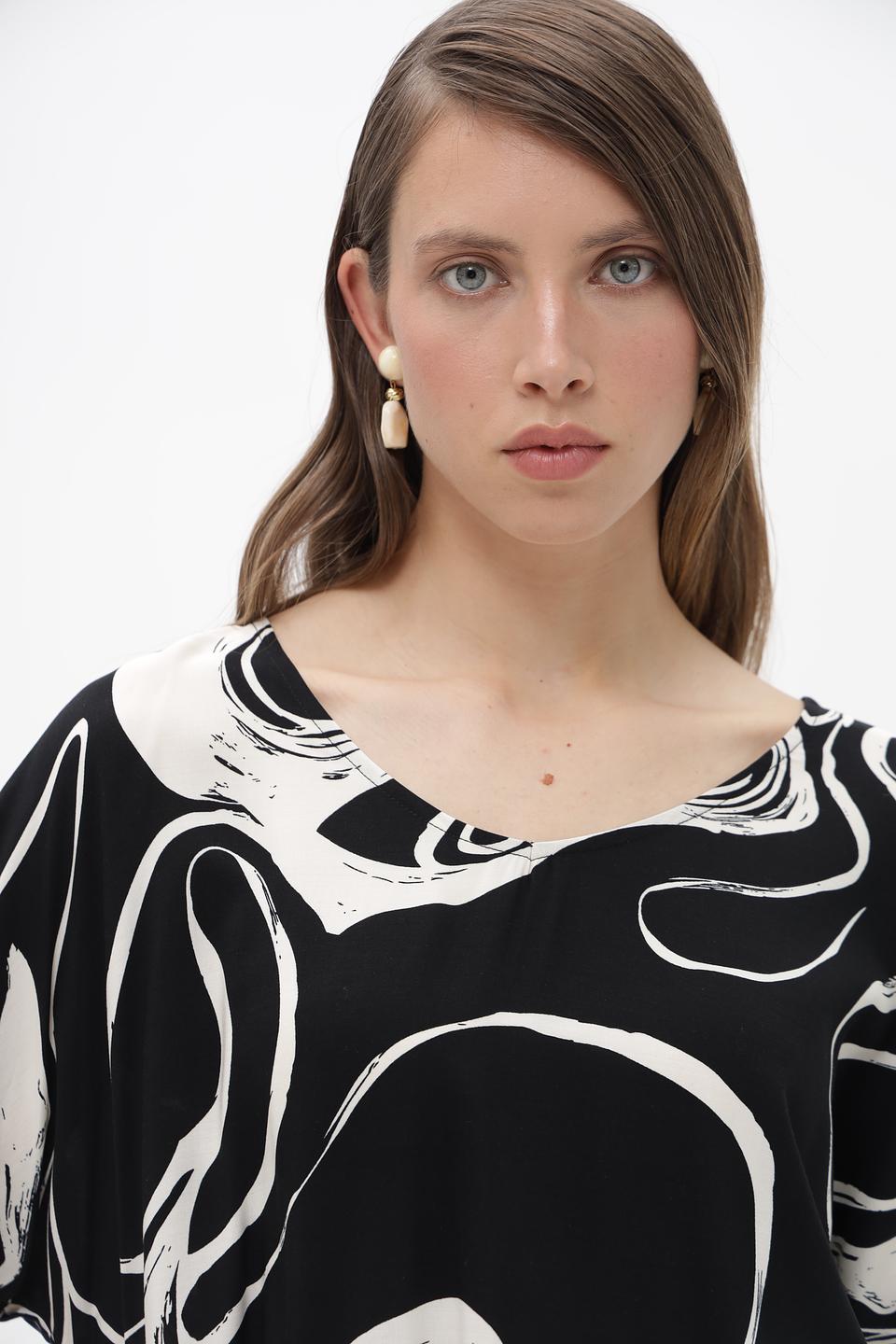 Блузка Broadway с абстрактным принтом