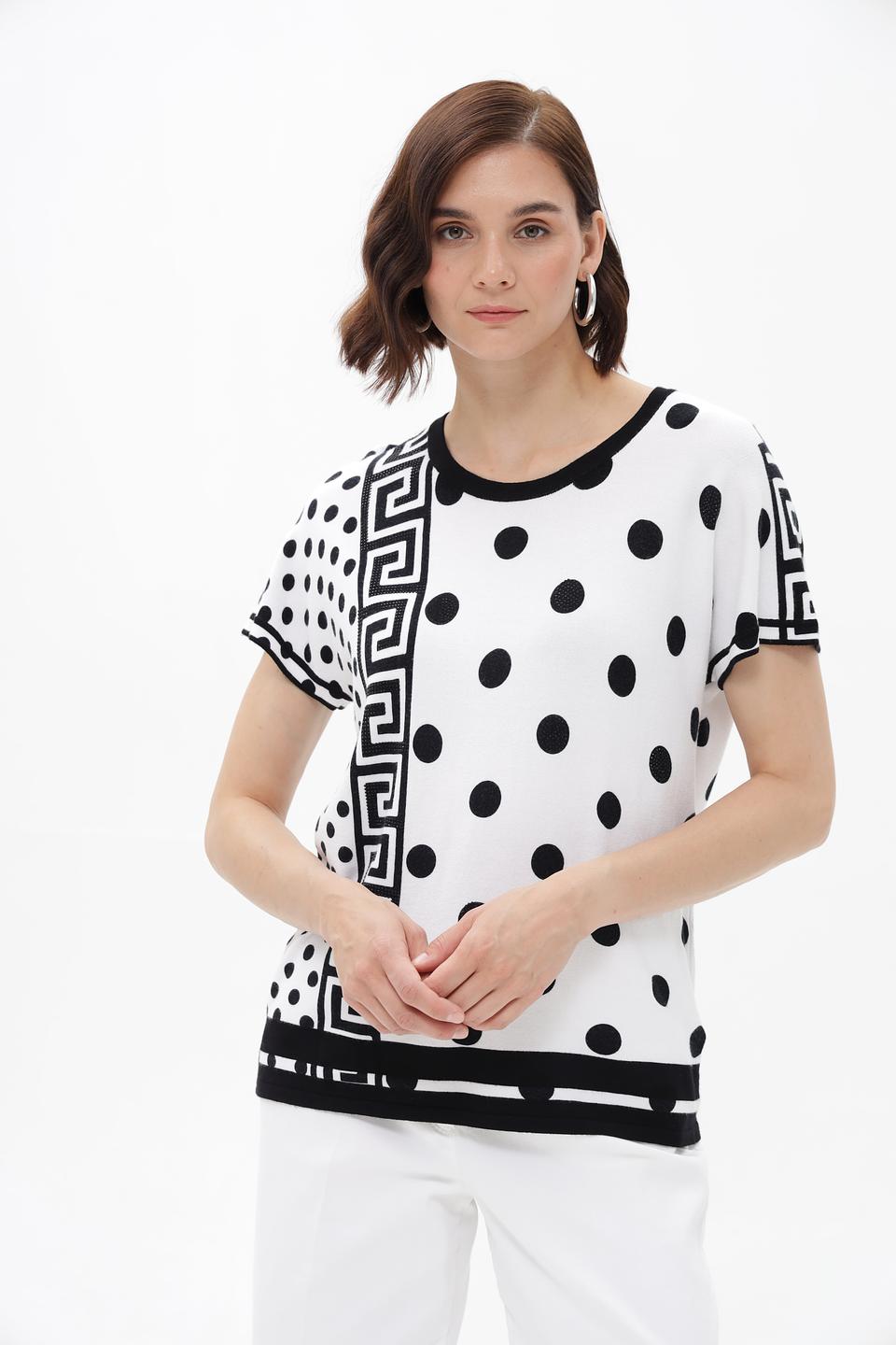 Пуловер Passioni в горошек