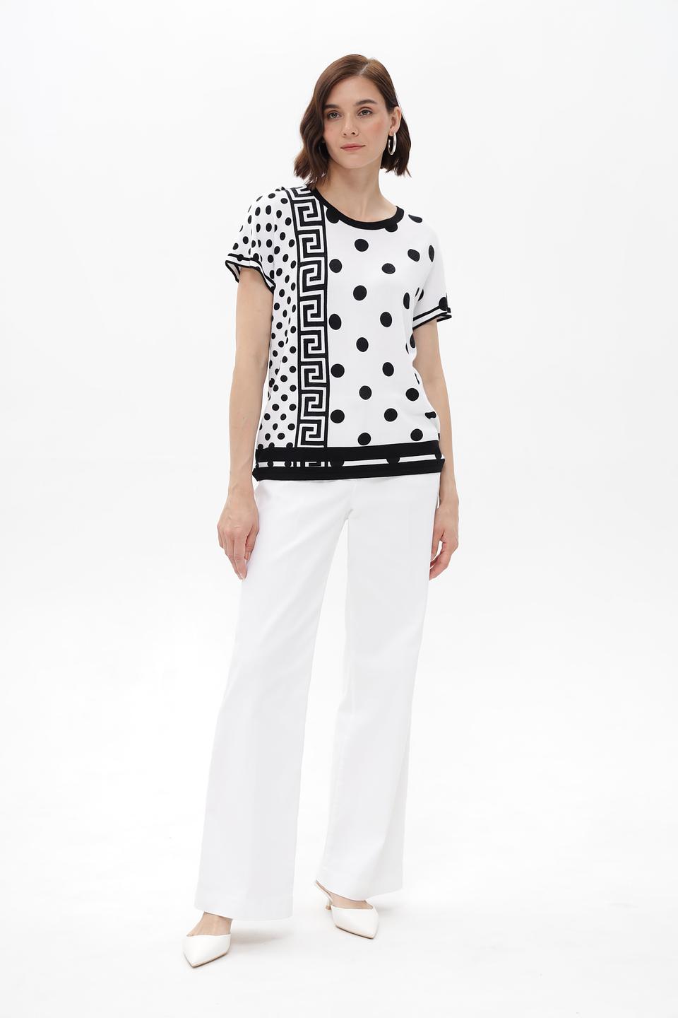 Пуловер Passioni в горошек