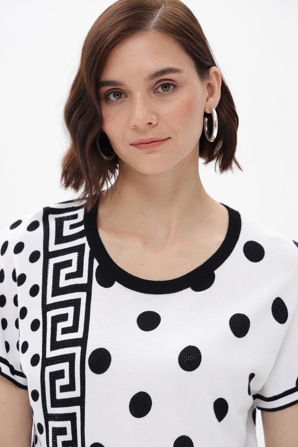 Пуловер Passioni в горошек