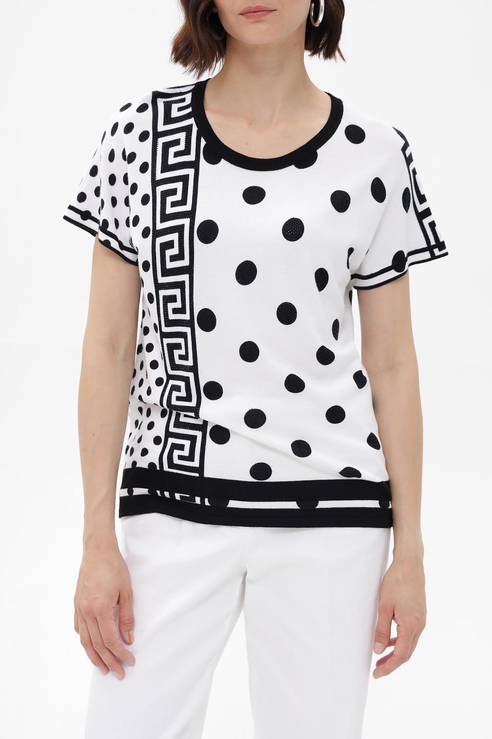 Пуловер Passioni в горошек