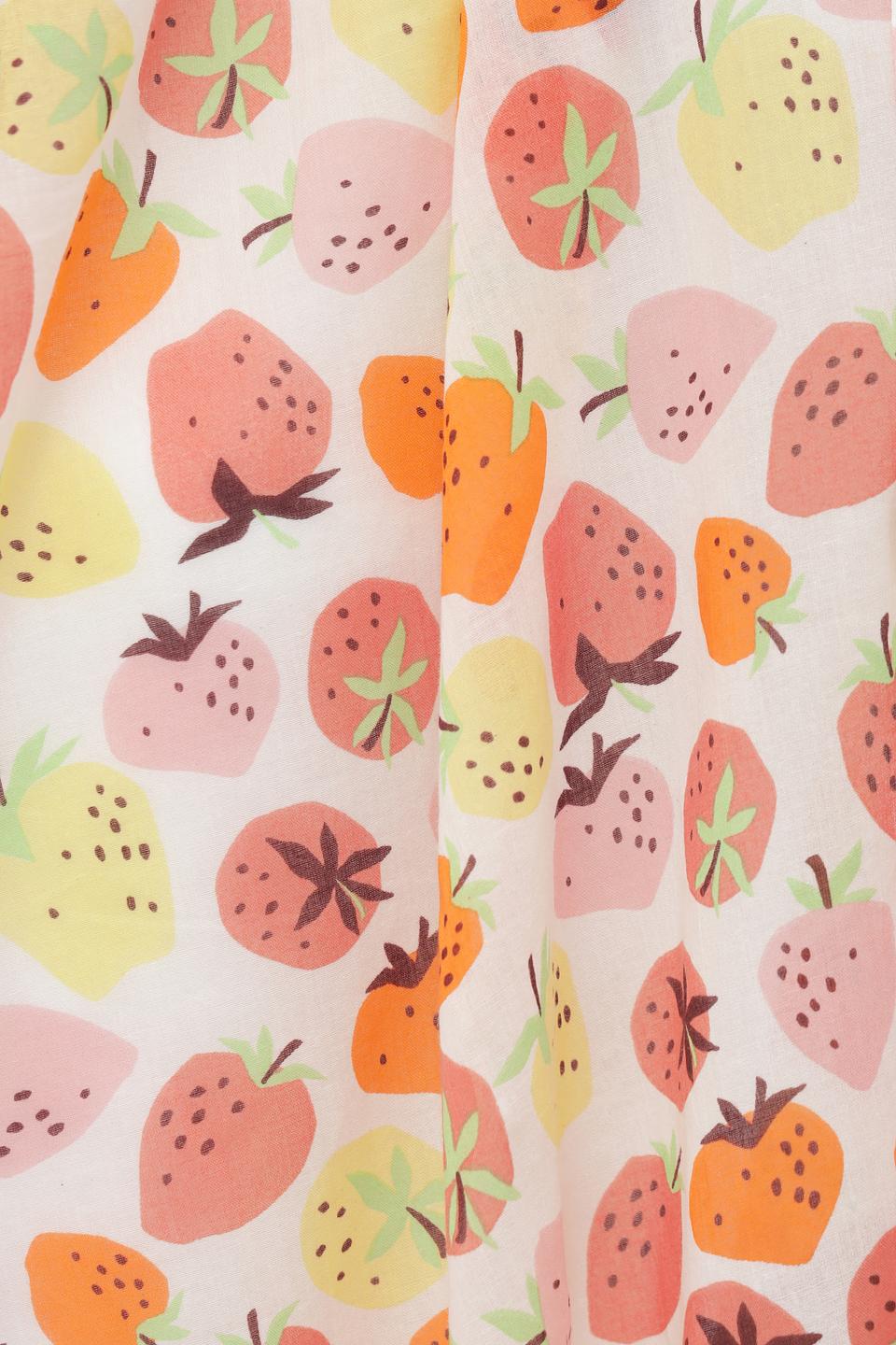 Шарф Fraas с фруктовым принтом