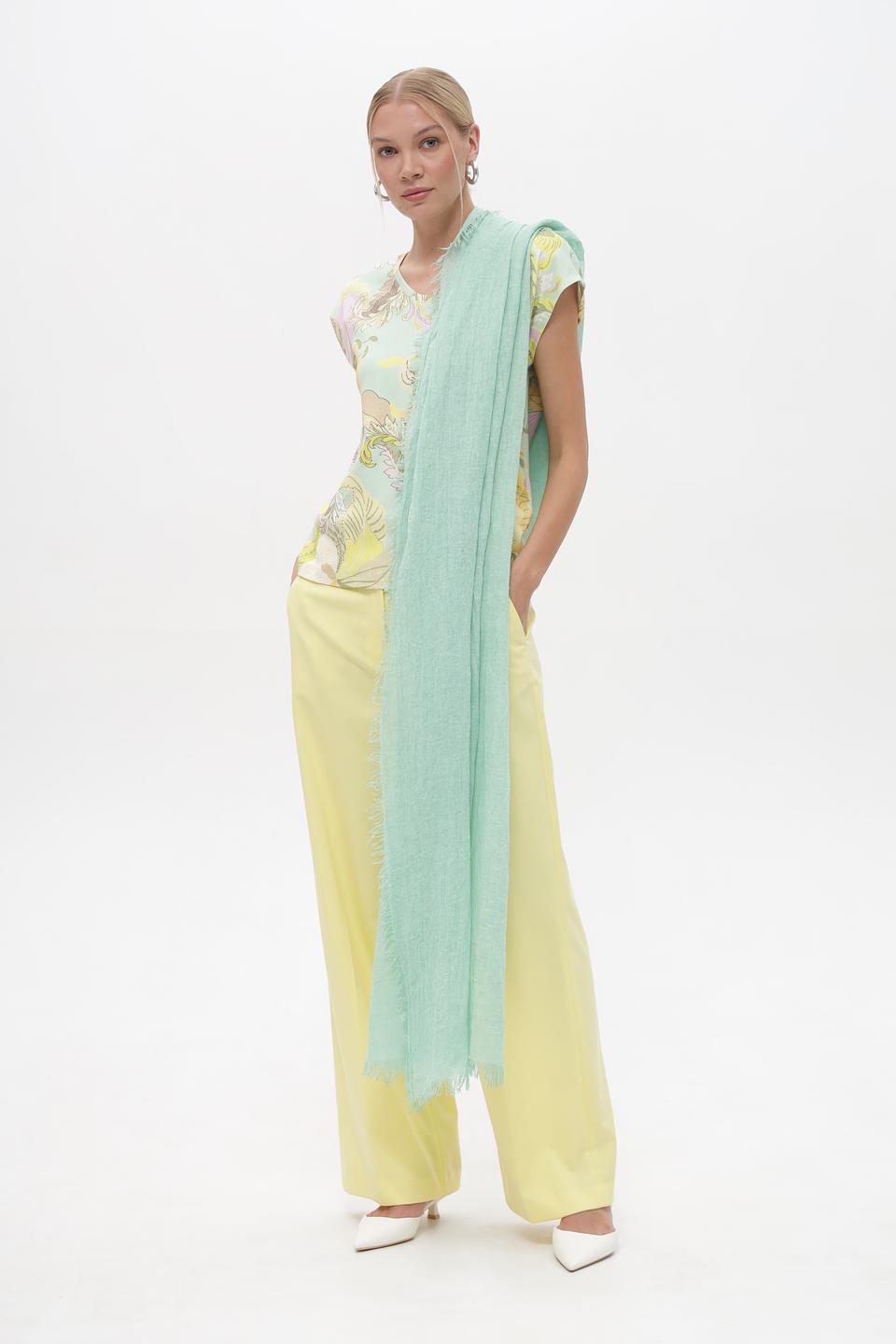 Шарф Fraas мятный