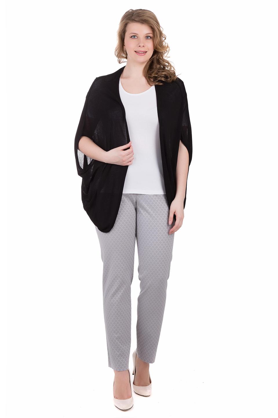 Жакет Via Appia чёрный с рукавами-крыльями