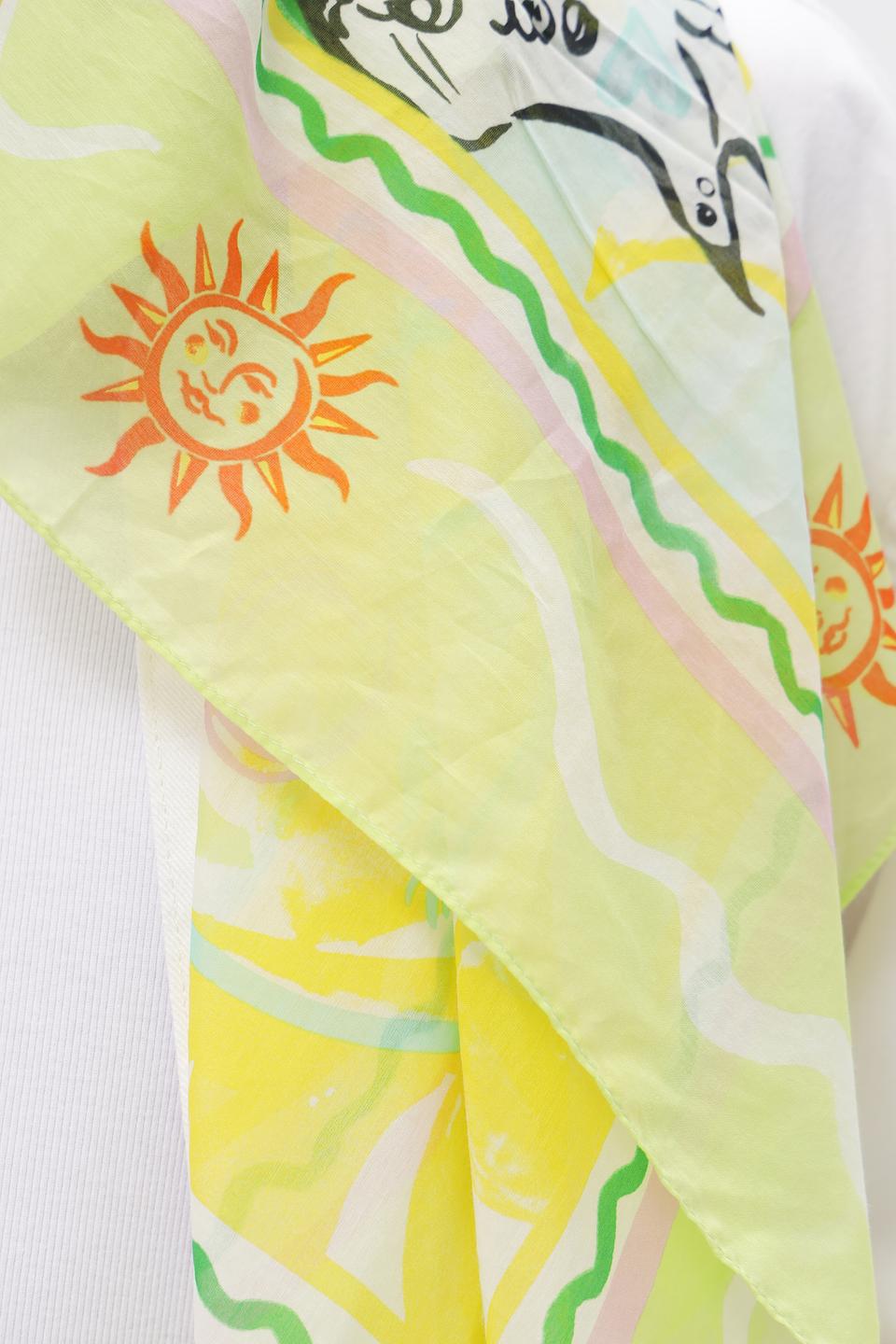 Шарф Fraas с принтом "Солнце"