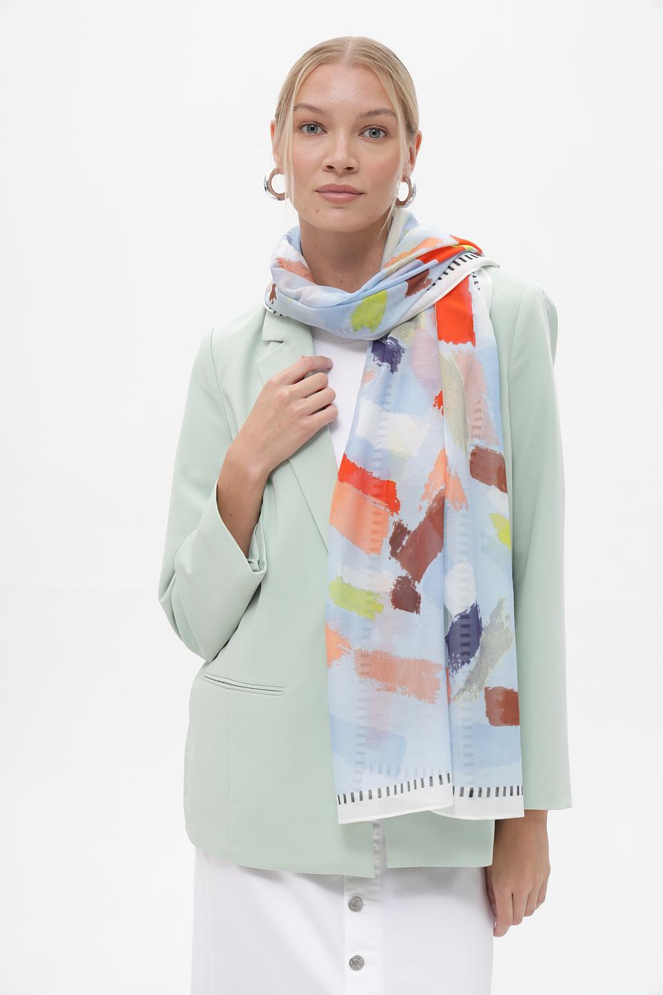 Шарф Fraas с абстрактным рисунком