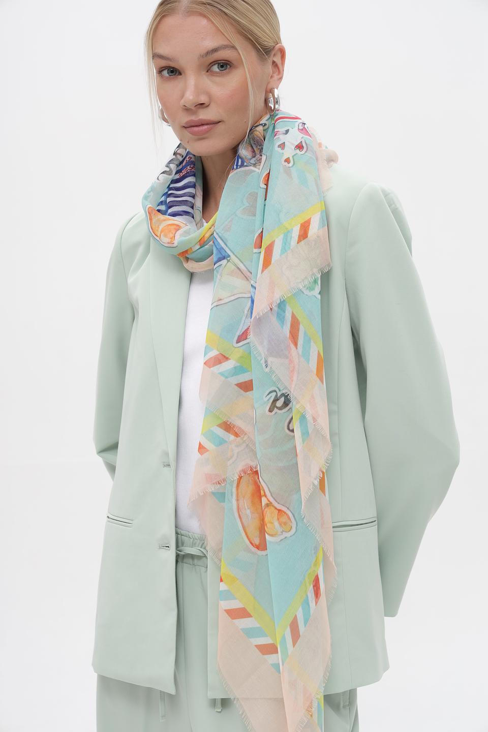 Платок Fraas с принтом