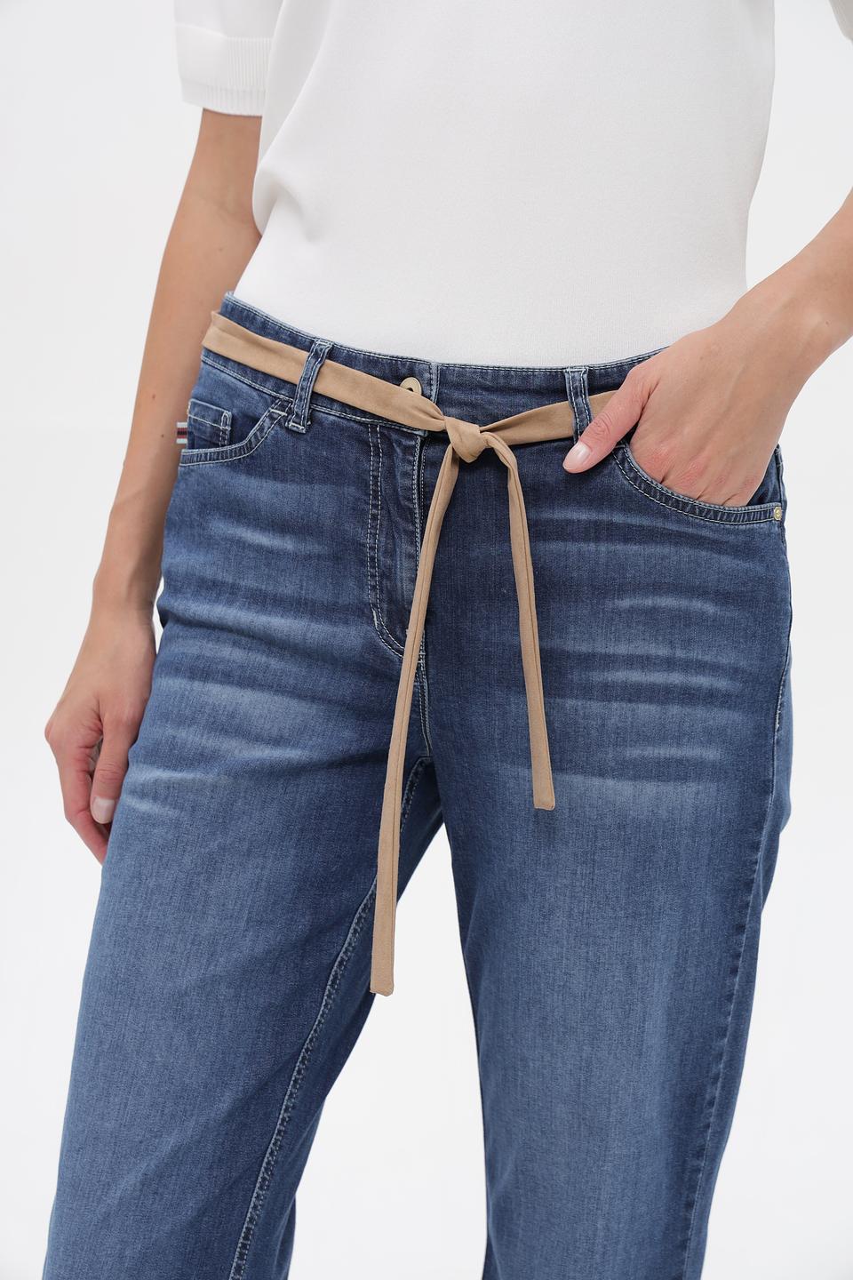 Джинсы Ppep с поясом