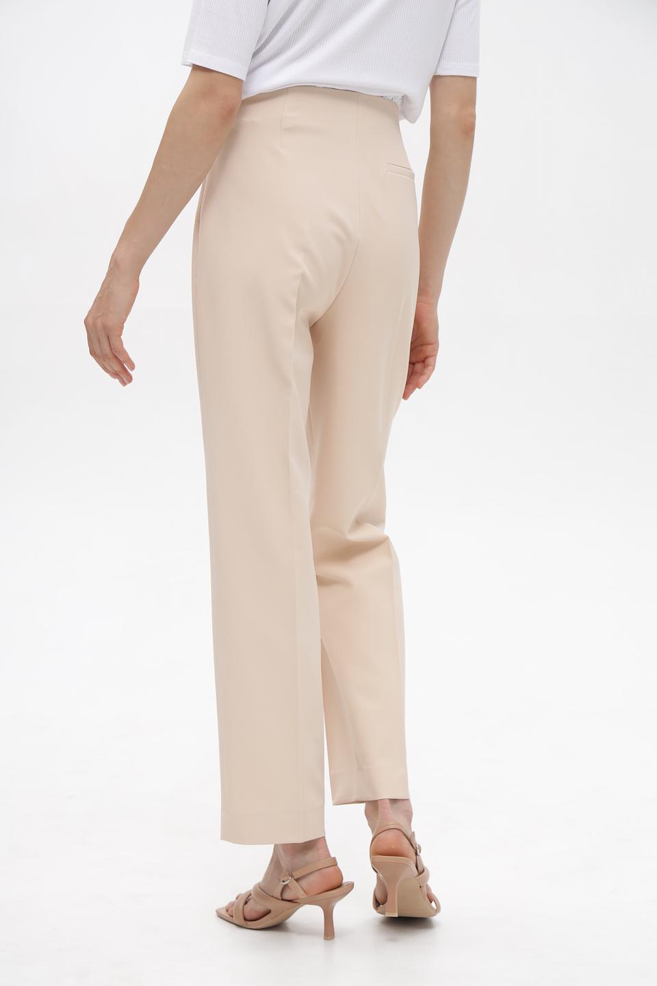 Брюки классические Rich and Royal бежевые