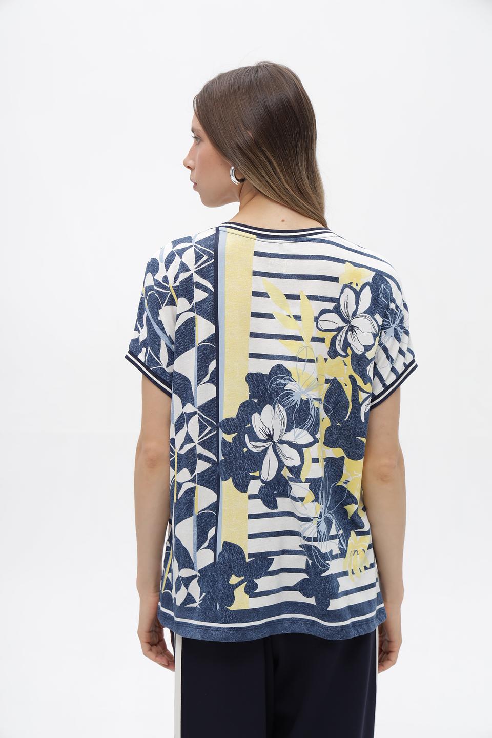 Футболка Olsen с цветочным принтом