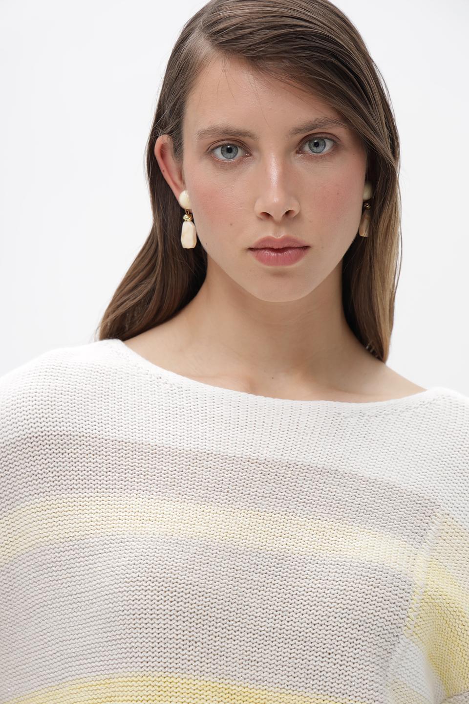 Пуловер Olsen в полоску