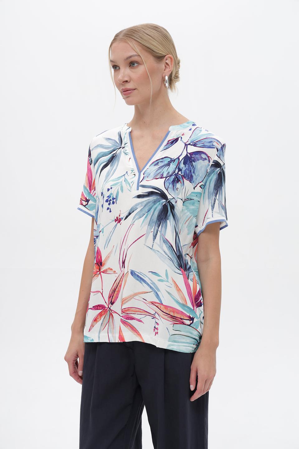 Блузка Toni collection с цветочным принтом