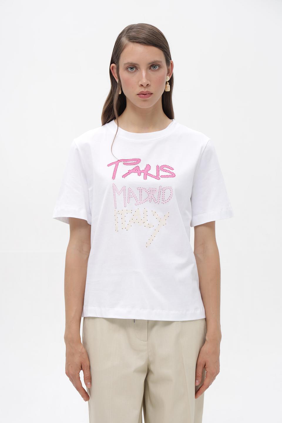 Футболка Rich and Royal с принтом Paris