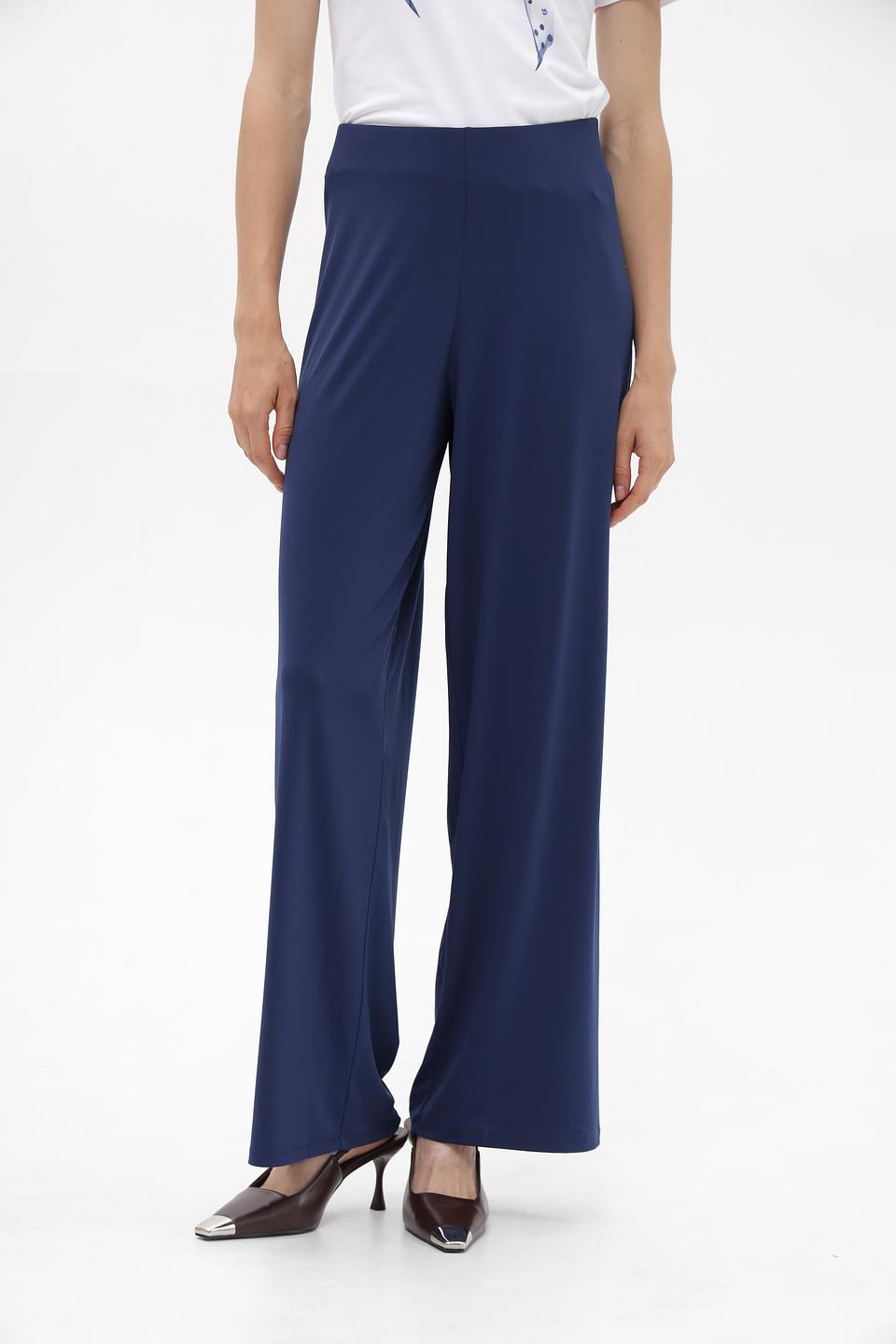 Брюки клёш Miss Lagotte синие