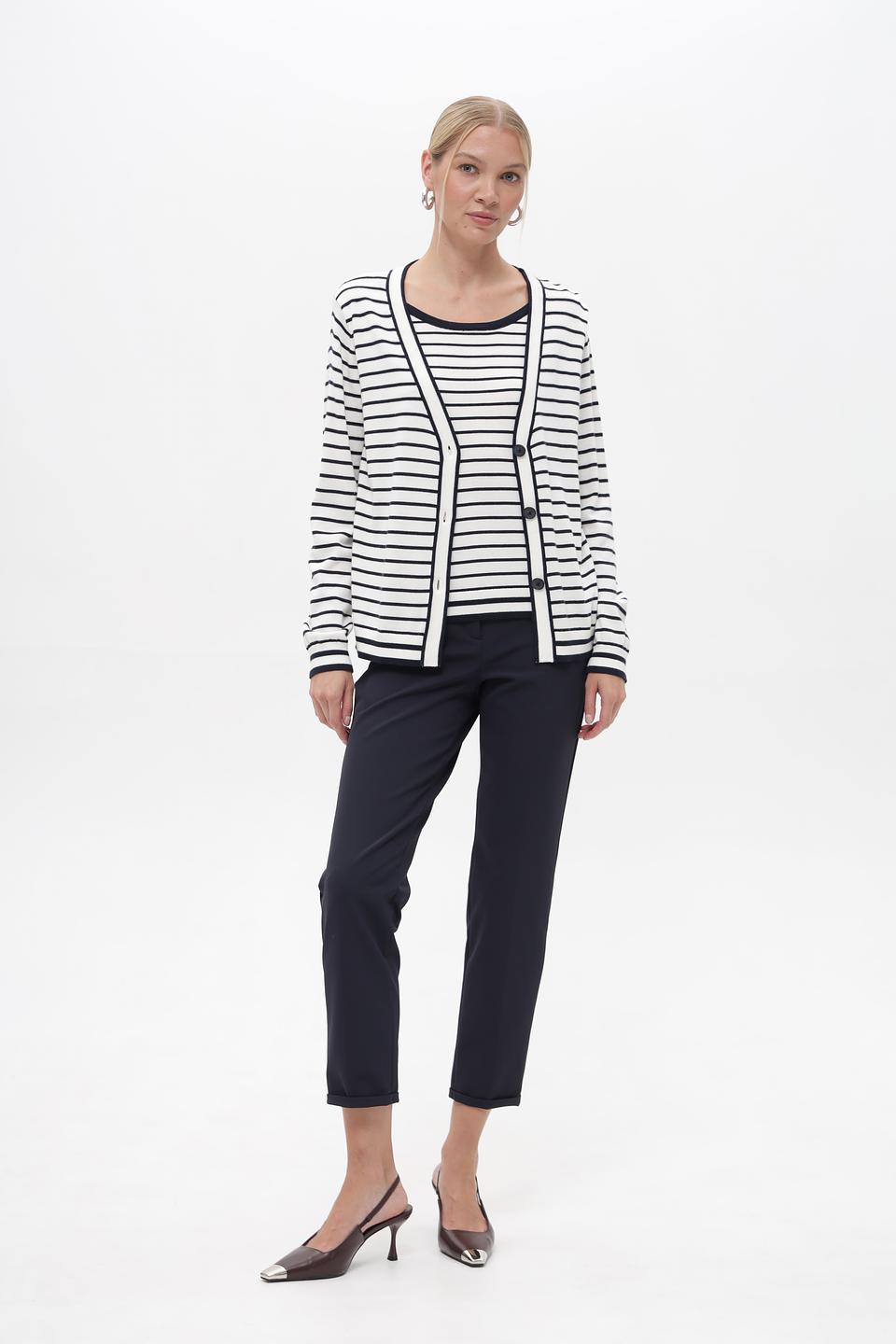 Кардиган Frank Walder в полоску