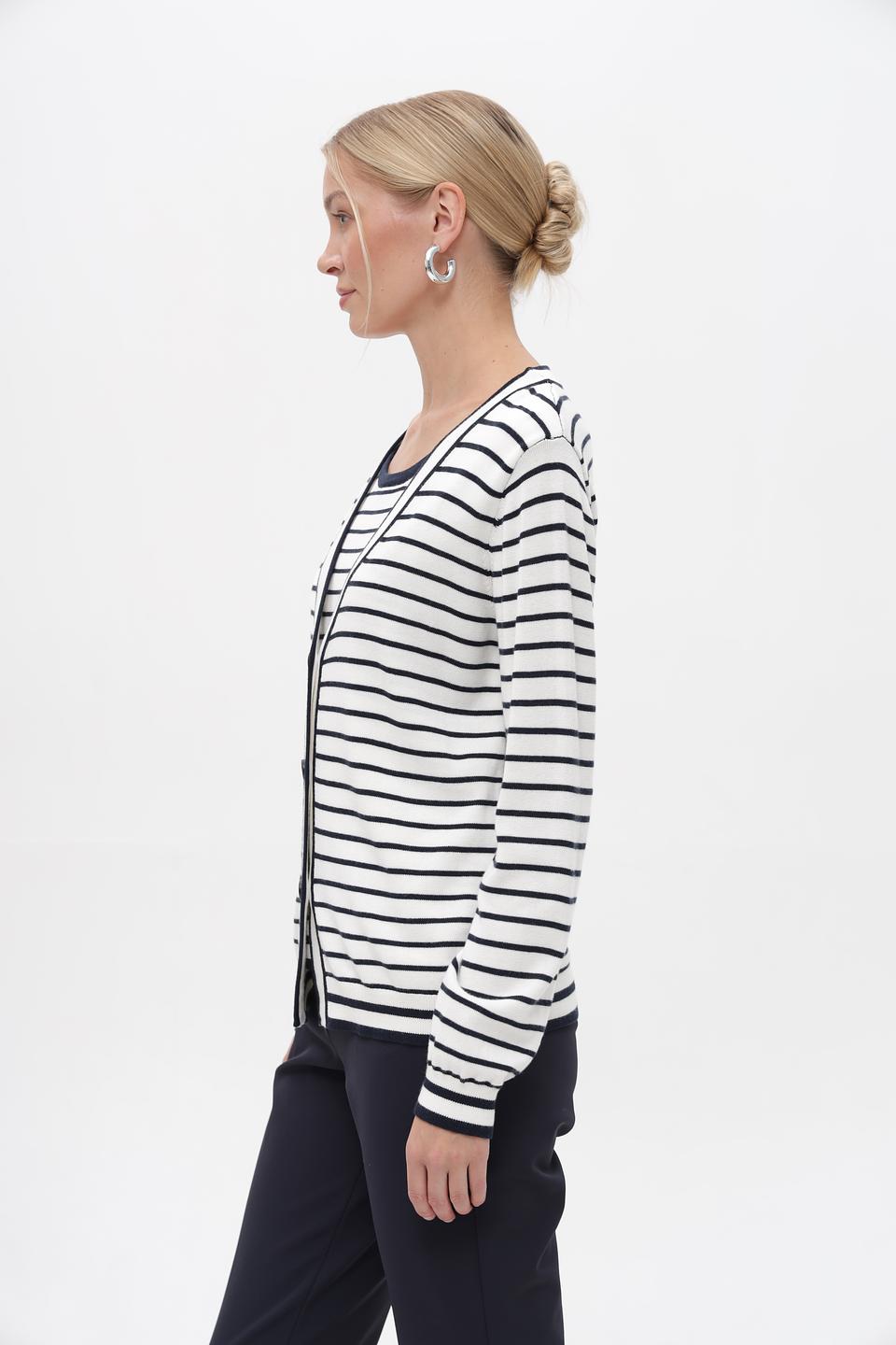 Кардиган Frank Walder в полоску