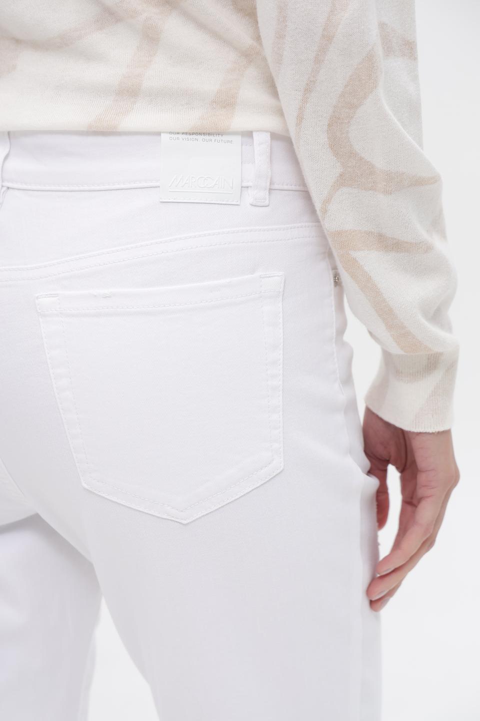 Джинсы прямые Marc Cain белые