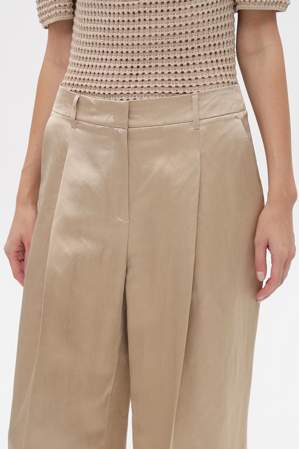 Брюки палаццо Marc Cain бежевые