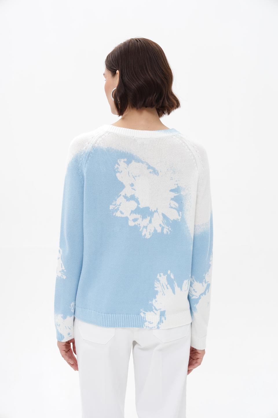 Пуловер Monari с цветочным принтом