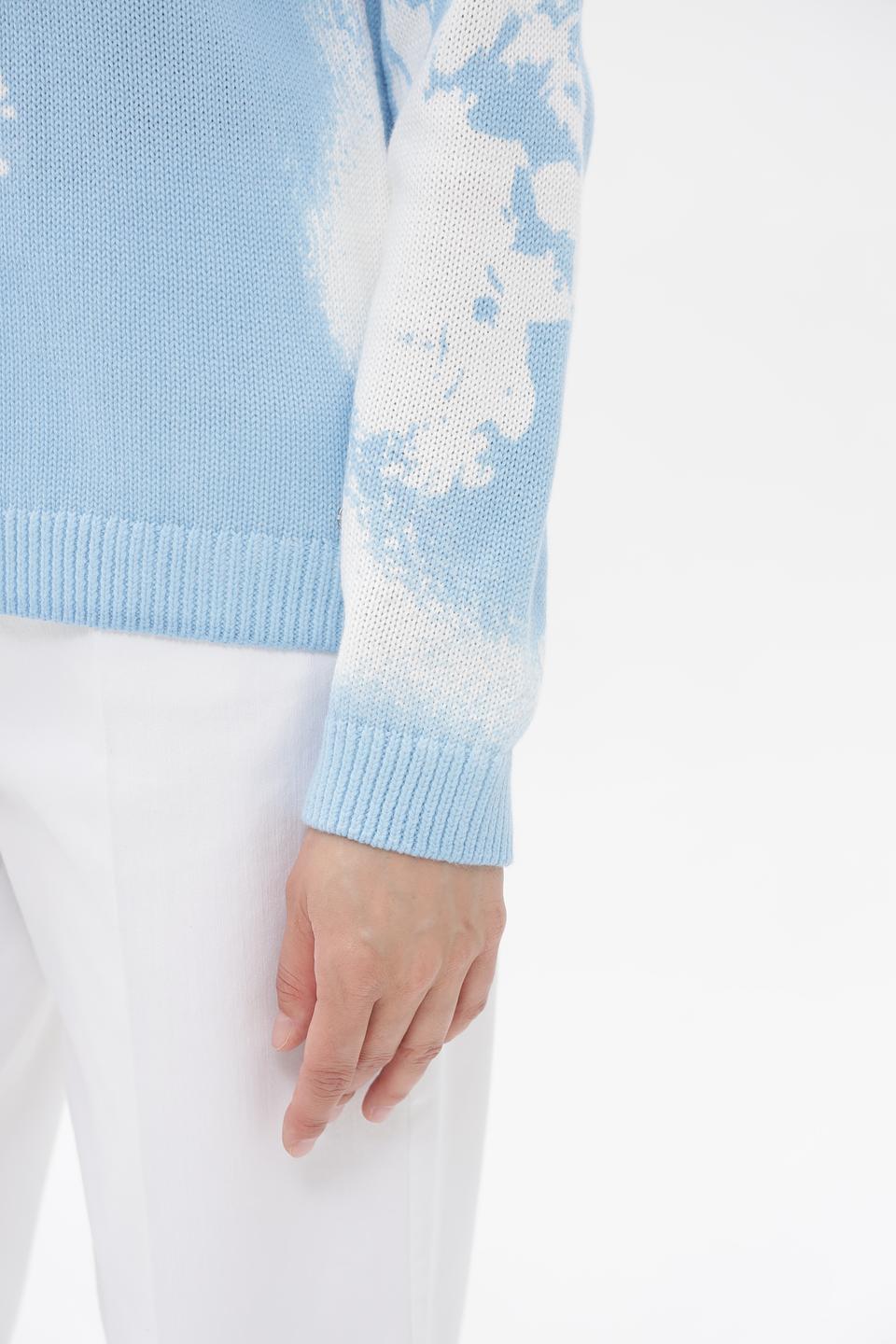 Пуловер Monari с цветочным принтом