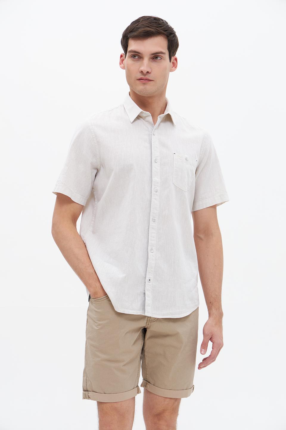 Рубашка кр Lerros мужская бежевая