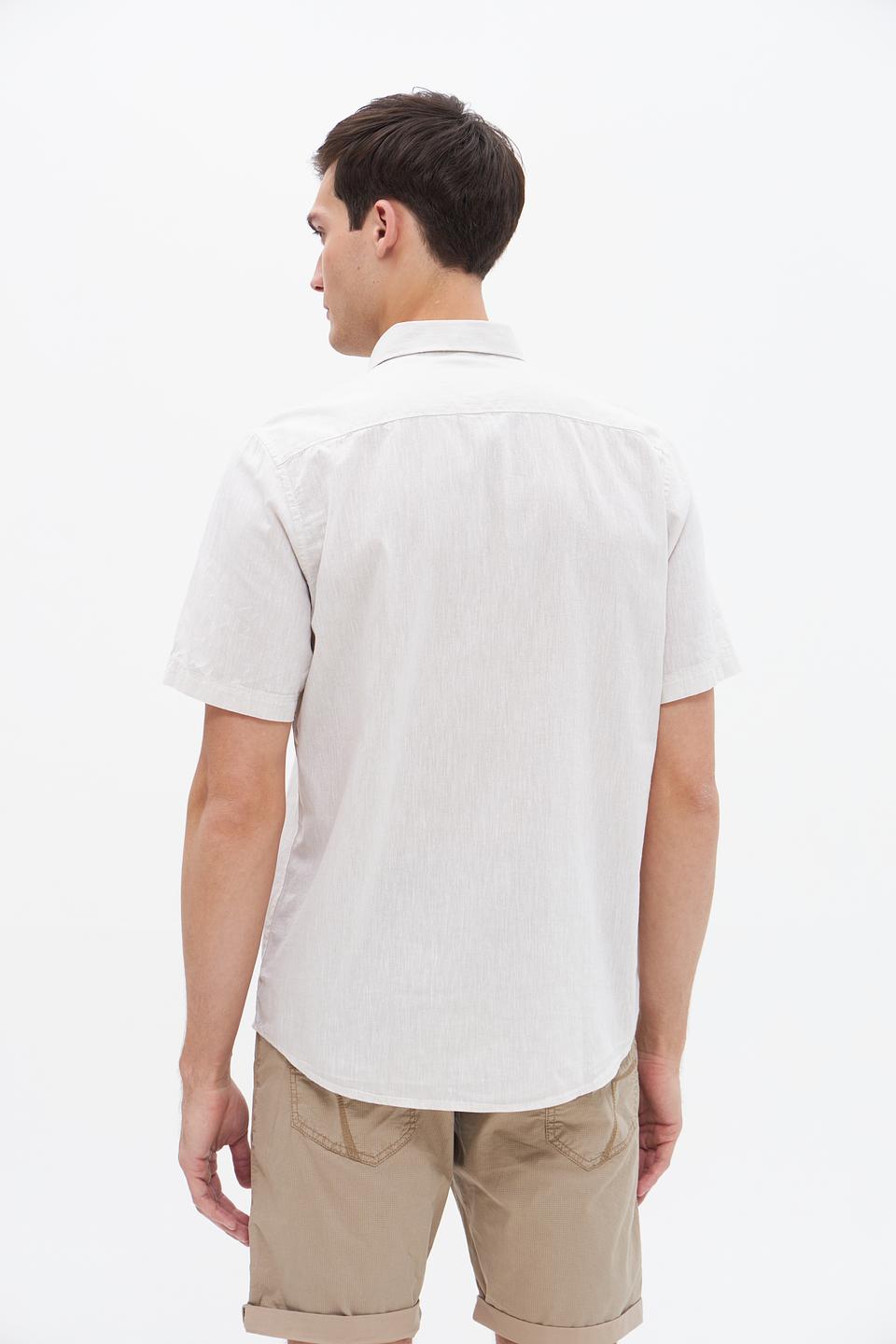 Рубашка кр Lerros мужская бежевая