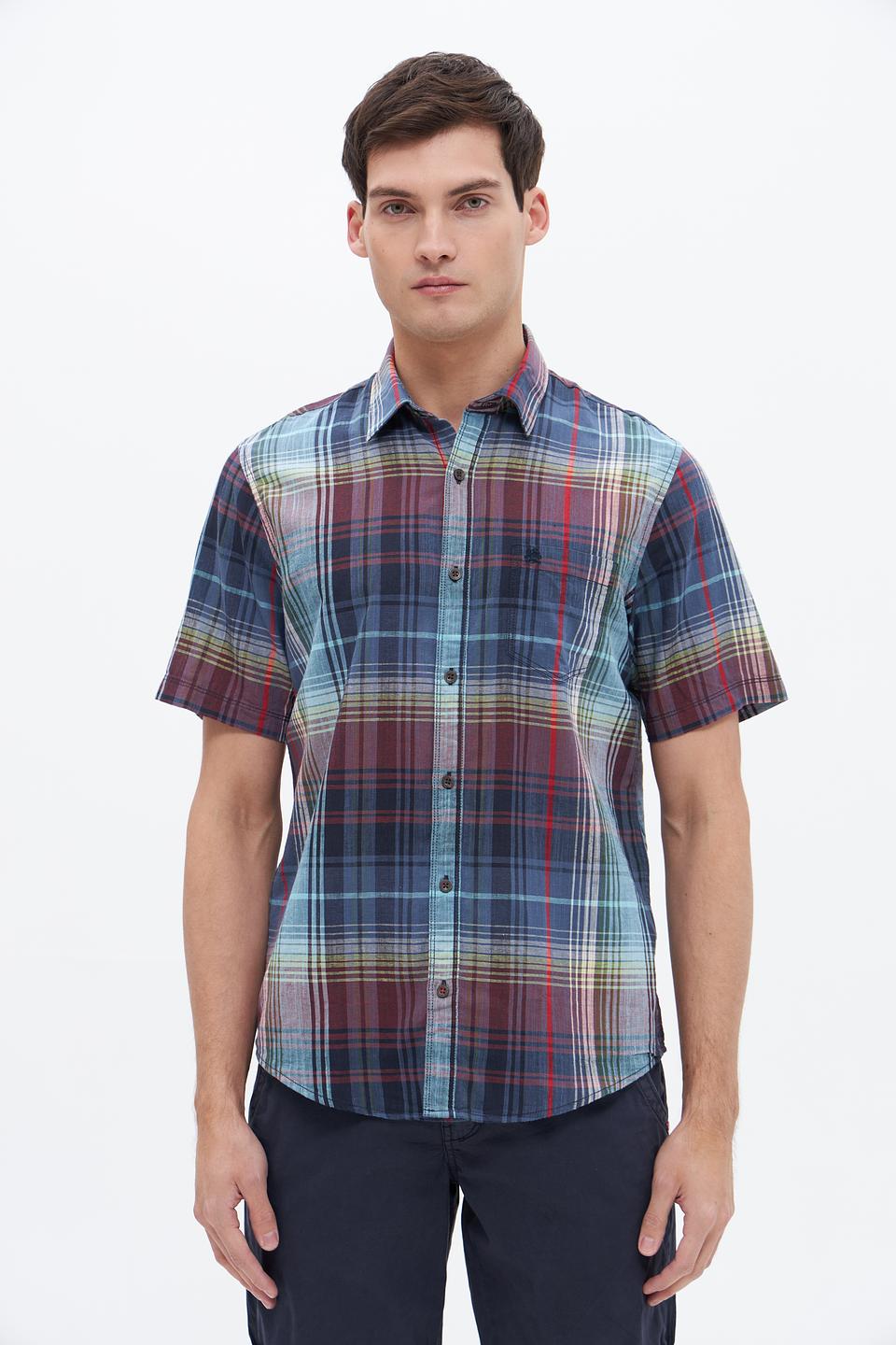 Рубашка кр Lerros клетка