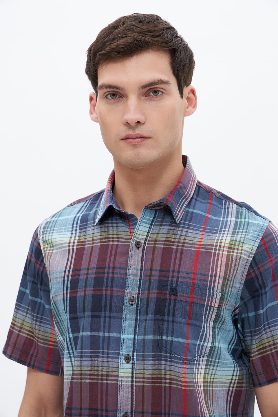 Рубашка кр Lerros клетка