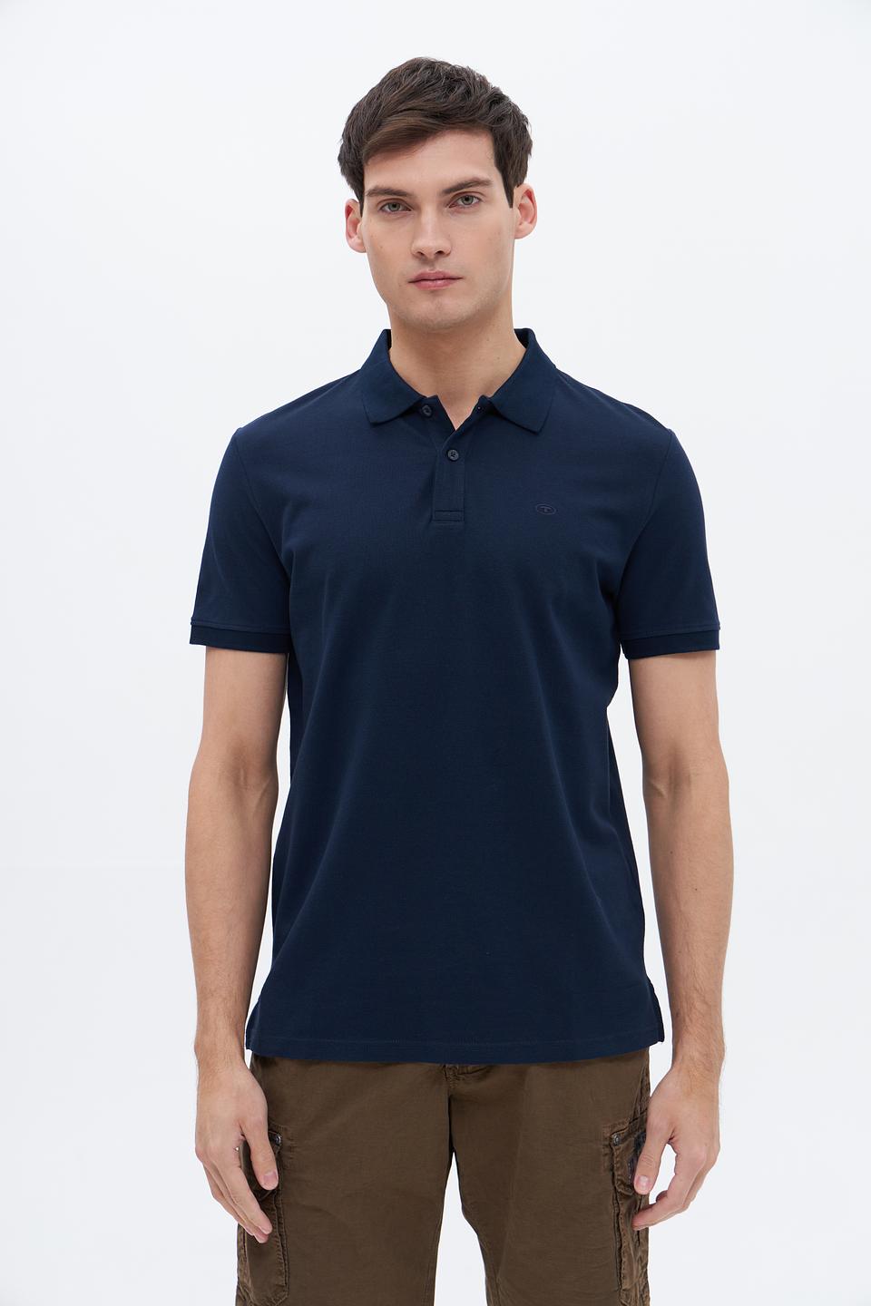 Поло Tom Tailor мужское тёмно-синее