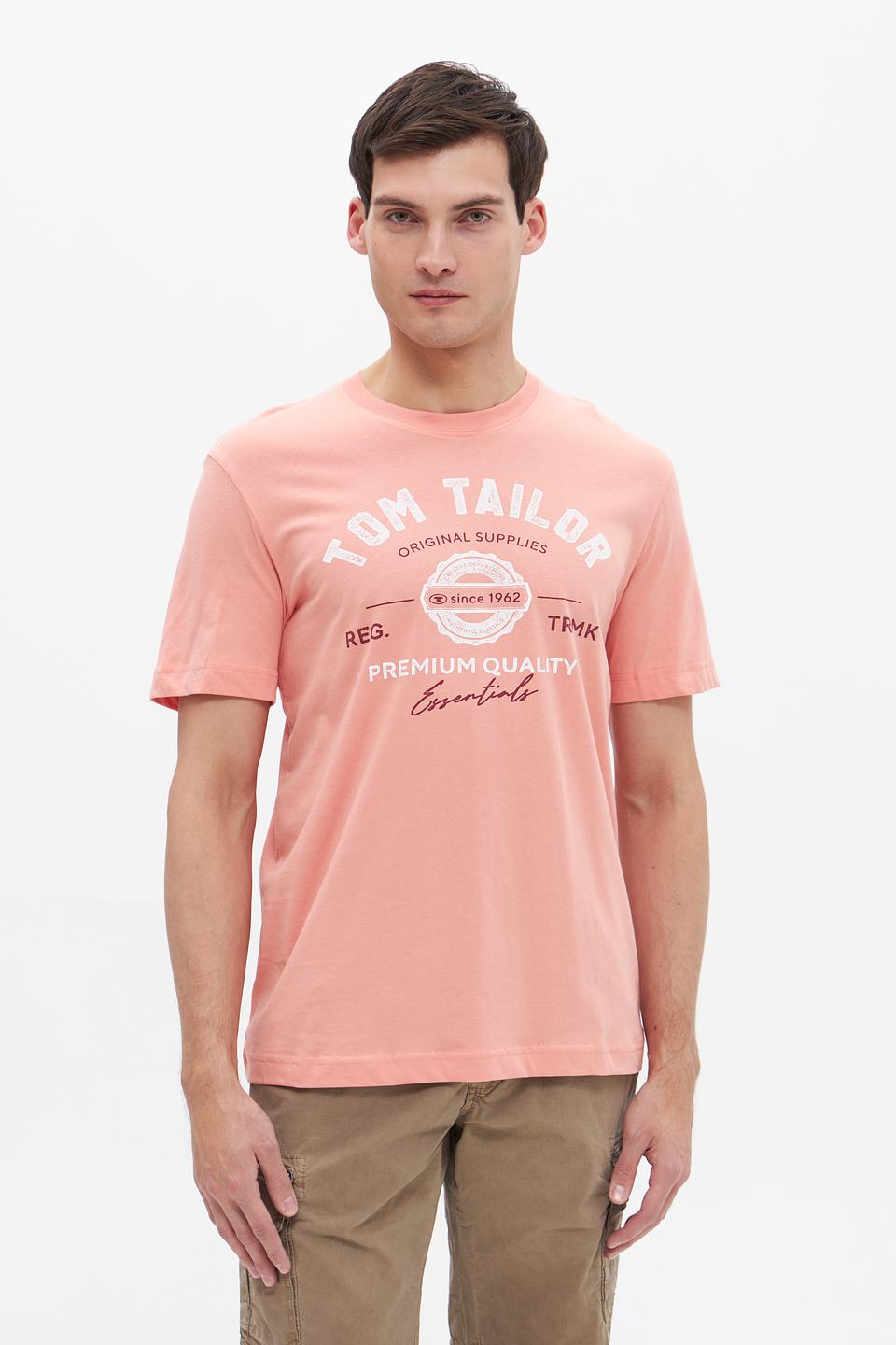 Футболка Tom Tailor персиковая