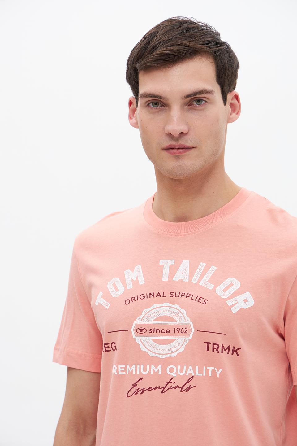 Футболка Tom Tailor персиковая