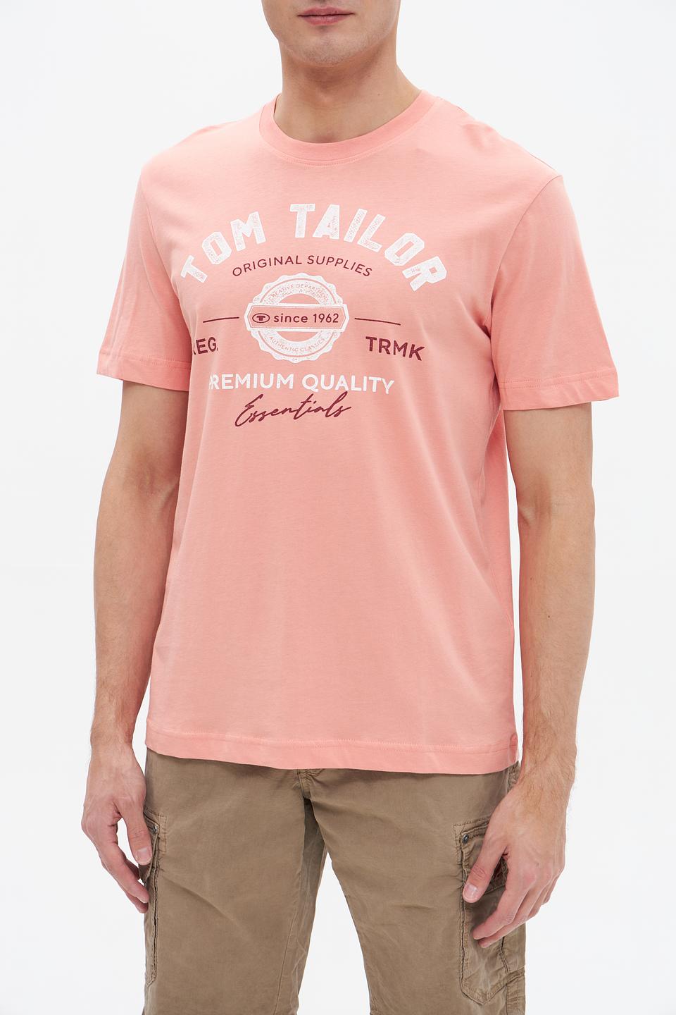 Футболка Tom Tailor персиковая
