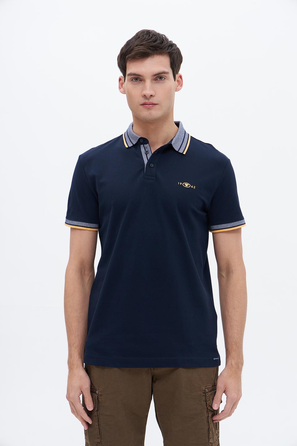 Поло Tom Tailor с контрастной отделкой
