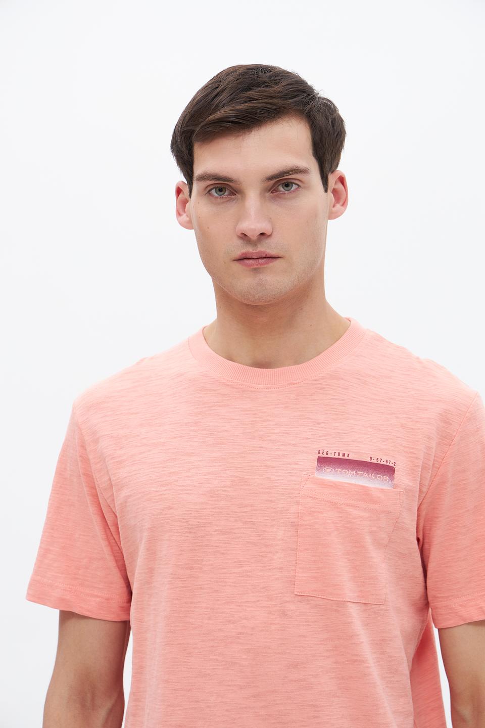 Футболка Tom Tailor персиковая
