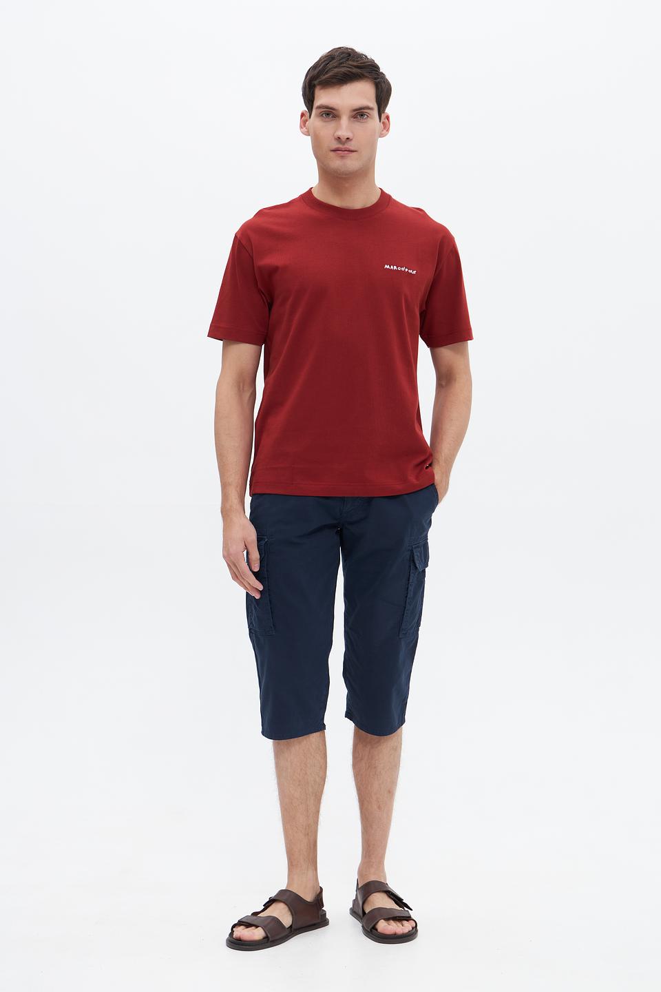 Футболка Marc O Polo бордовая