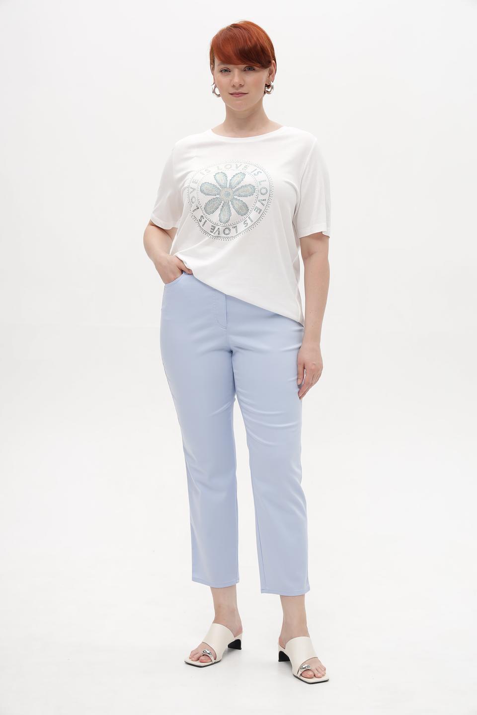 Брюки Relaxed by Toni голубые